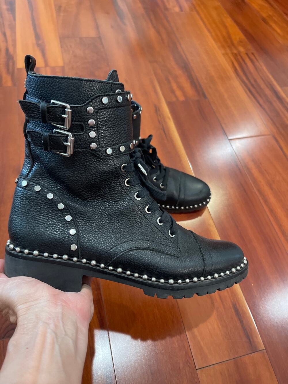 Sam Edelman the Jennifer studded combat boot size 9
